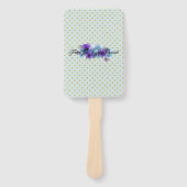 Rustikale Hütte Rose Hochzeitssuite Empfang Party Fächer (Vorderseite)