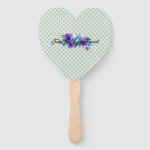 Rustikale Hütte Rose Hochzeitssuite Zeremonie Part Fächer (Vorderseite)