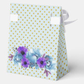 Rustikale Hütte Rose Wedding Suite Guest Party Geschenkschachtel (Rückseite)