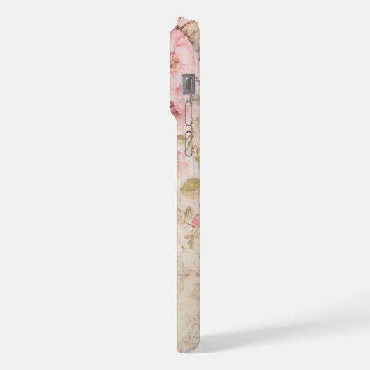 Rustikale Hütte Stil Rose auf altes Holz mit Namen iPhone Hülle (Linke Seite)