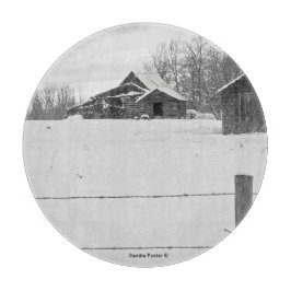 Rustikale Hütten 12" Cutting Board Schneidebrett