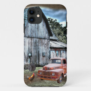 Rustikale Hüttenfarm Wagenrad-Rasteranlage Case-Mate iPhone Hülle