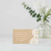 Rustikale Hydrangeas-Blumenbeilage Begleitkarte (Stehend Vorderseite)