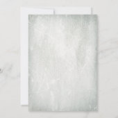 Rustikale Hydrangeas florale String Lights Retirem Einladung (Rückseite)