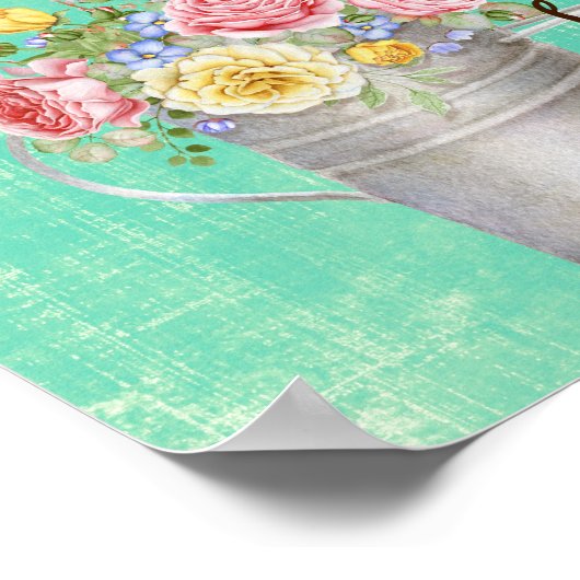 Rustikale Hymne Typografie Poster (Ecke)