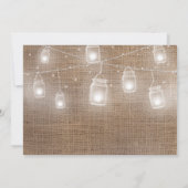 Rustikale I DO GRILLEN Foto Engagement Partei Einladung (Rückseite)