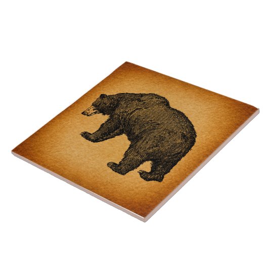 Rustikale Illustrierte Bierkunst Fliese (Seite)