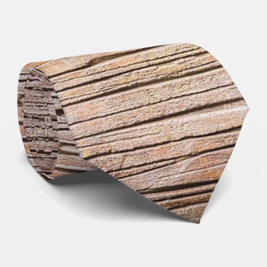 Rustikale Imitate aus Holz Krawatte (Gerollt)