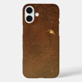 Rustikale Imitate Braunleder Case-Mate iPhone Hülle (Rückseite)