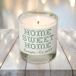 Rustikale Imitate Cross-Stitch Zuhause Sweet Zuhau