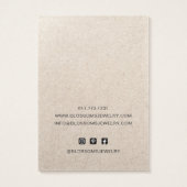 Rustikale Imitate, die eine Papierersatzkarte mit (Rückseite)