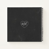 Rustikale Imitate Halbpension Ehepaare Notizblock (Rückseite)