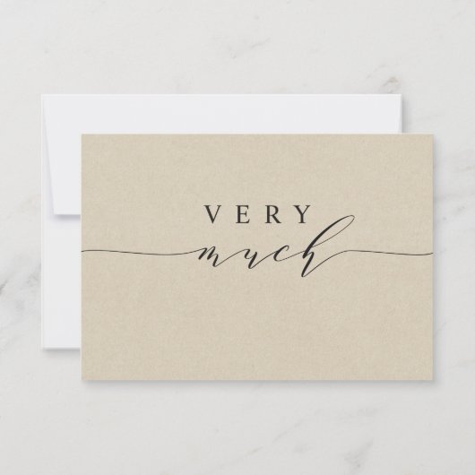 Rustikale Imitate Kraft Papier Dankeschön Karte (Rückseite)