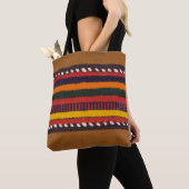 Rustikale Imitate Leder Ethnic Stripes Chic Wester Tasche (Von Nahem)