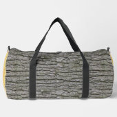 Rustikale Imitate Trockenholz Getreidebaum Barke Duffle Bag (Vorderseite)