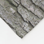 Rustikale Imitate Trockenholz Getreidebaum Barke Fleecedecke (Ecke)