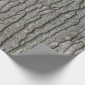 Rustikale Imitate Trockenholz Getreidebaum Barke Geschenkpapier (Ecke)