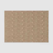 Rustikale Imitats Burlap Lace Weihnachten Weihnach Seidenpapier (Vorderseite)