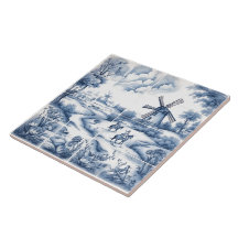 Rustikale Indigokacheln