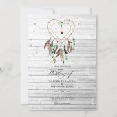 Rustikale indische Legende Tribal Boho Wedding Einladung (Vorderseite)