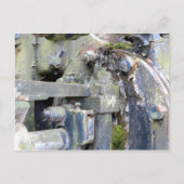 Rustikale industrielle Textur Postkarte (Vorderseite)