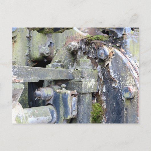 Rustikale industrielle Textur Postkarte (Vorderseite)