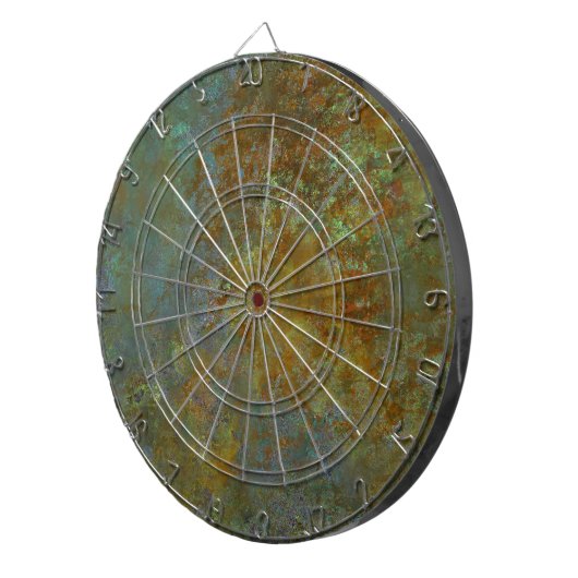 Rustikale Inspirierte Kunst Moderne Trends Dartscheibe (Vorderseite rechts)