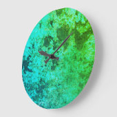 Rustikale Inspirierte Kunst Moderne Trends Große Wanduhr (Winkel)