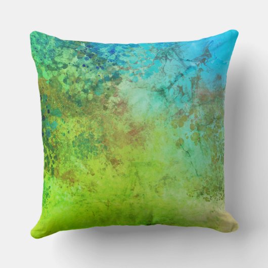 Rustikale Inspirierte Kunstrasenmauer Kissen (Rückseite)