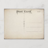 Rustikale irische keltische Knot Ornament Postkarte (Rückseite)