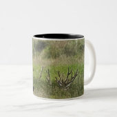 Rustikale Jagd auf Wildtiere Zweifarbige Tasse (VorderseiteRechts)