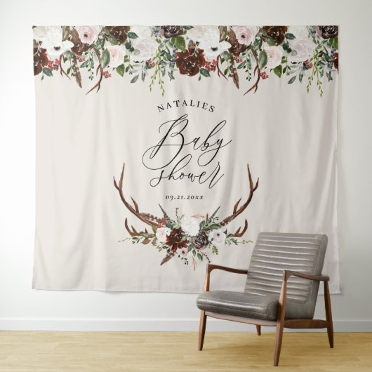 Rustikale Junggesellendusche Wandteppich (Beispiel (Horizontal))