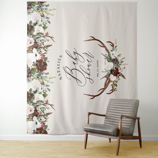 Rustikale Junggesellendusche Wandteppich (Beispiel)