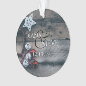 Rustikale Jungvermählten-1. Ornament (Vorderseite)