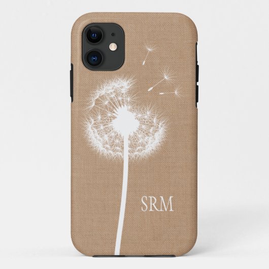 Rustikale Jute-iPhone-5-Hülle Case-Mate iPhone Hülle (Rückseite)