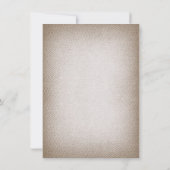 rustikale Jute-Spitze Save-the-Date-Karten Save The Date (Rückseite)