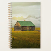 Rustikale Kabine bei Sunrise - Grand Teton Nationa Planer (Vorderseite)