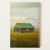 Rustikale Kabine bei Sunrise - Grand Teton Nationa Planer (Rückseite)