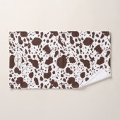 Rustikale Kabine Cowhide Print Cosy Bauernhof Badhandtuch Set (Handtuch)