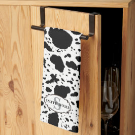 Rustikale Kabine Cowhide Print Cosy Bauernhof Geschirrtuch