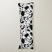 Rustikale Kabine Cowhide Print Cosy Bauernhof Seitenschläferkissen (Vorderseite Vertikal)