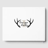 Rustikale Kabine Gästebuch (Rückseite)