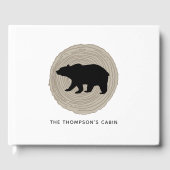 Rustikale Kabine Gästebuch (Vorderseite)