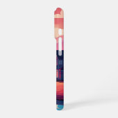 Rustikale Kabine im Herbst-Fall Stream_iphone iPhone Hülle (Linke Seite)