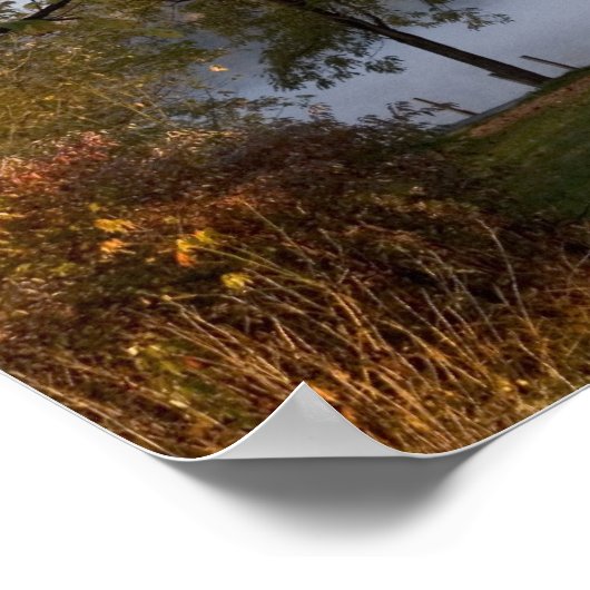 Rustikale Kabine Print Poster (Ecke)