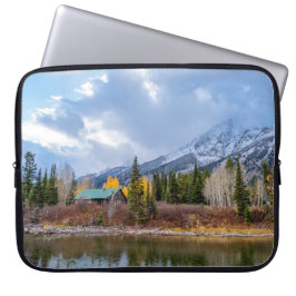 Rustikale Kabine Retreat Laptopschutzhülle