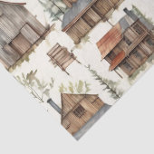 Rustikale Kabinen Seidenpapier (Detail)