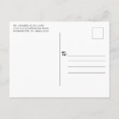 Rustikale Kabinenleuchten Virtual Christmas Party  Einladungspostkarte (Rückseite)