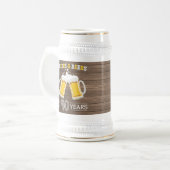 Rustikale Käfer und Biere bis 90 Jahre Bierglas (Vorderseite Links)