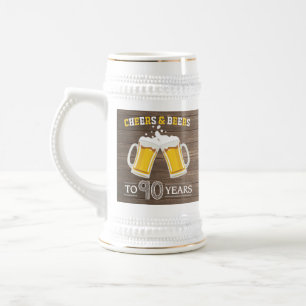 Rustikale Käfer und Biere bis 90 Jahre Bierglas